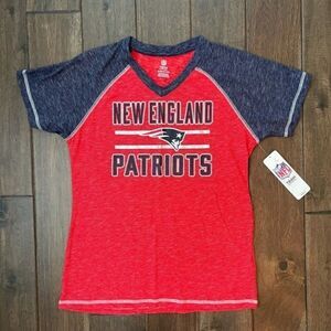 NFL New England Patriots Tee Girls XL 14/16 NWT